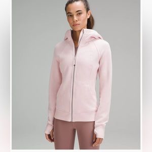 Lululemon full zip scuba hoodie in pink